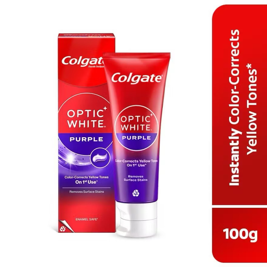 Colgate Optic White Purple Whitening Toothpaste